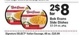 Safeway Bob Evans Side Dishes offer