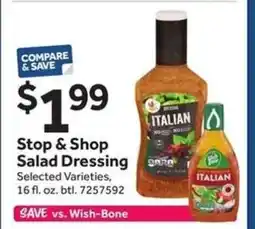 Stop&Shop Stop & Shop Salad Dressing offer