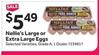 Stop&Shop Nellie's Large or Extra Large Eggs offer