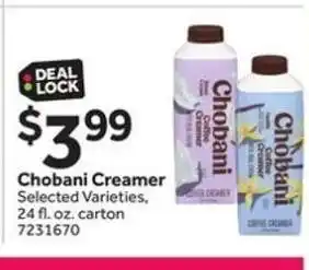 Stop&Shop Chobani Creamer offer