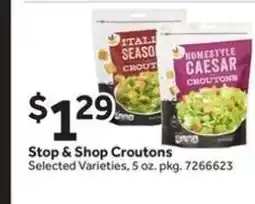 Stop&Shop Stop & Shop Croutons offer