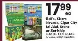Safeway Bell's, Sierra Nevada, Cigar City Jai Alai, Stone or Surfside offer