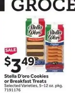 Stop&Shop Stella D’oro Cookies or Breakfast Treats offer