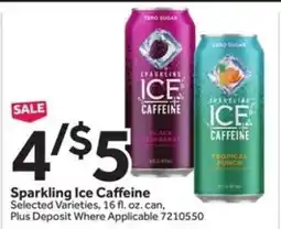 Stop&Shop Sparkling Ice + Caffeine offer