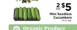 ShopRite Mini Seedless Cucumbers offer