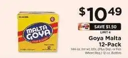 ShopRite Goya Malta 12-Pack offer