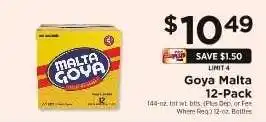 ShopRite Goya Malta 12-Pack offer