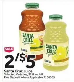 Stop&Shop Santa Cruz Juice offer