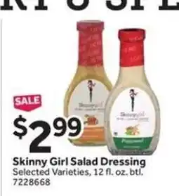 Stop&Shop Skinny Girl Salad Dressing offer