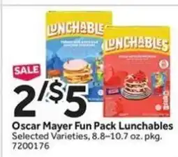 Stop&Shop Oscar Mayer Fun Pack Lunchables offer