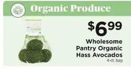 ShopRite Wholesome Pantry Organic Hass Avocados offer