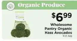 ShopRite Wholesome Pantry Organic Hass Avocados offer