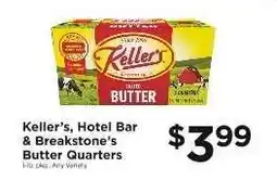 ShopRite Keller’s, Hotel Bar & Breakstone’s Butter Quarters offer