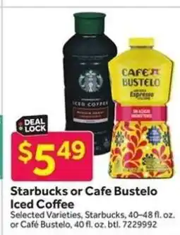 Stop&Shop Starbucks or Cafe Bustelo Iced Coffee offer