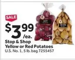 Stop&Shop Stop & Shop Yellow or Red Potatoes offer