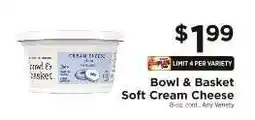 ShopRite Bowl & Basket Soft Cream Cheese offer