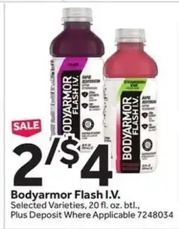 Stop&Shop BODYARMOR Flash I.V offer