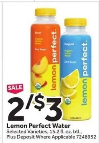Stop&Shop Lemon Perfect Water offer
