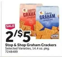 Stop&Shop Stop & Shop Graham Crackers offer