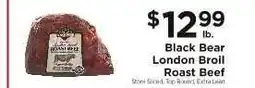 ShopRite Black Bear London Broil Roast Beef offer
