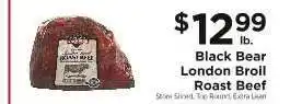 ShopRite Black Bear London Broil Roast Beef offer