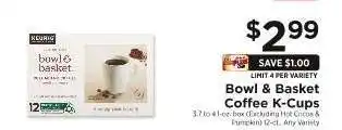 ShopRite Bowl & Basket Coffee K-Cups offer
