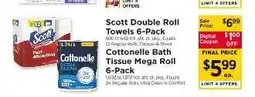 ShopRite Cottonelle Bath Tissue Mega Roll 6-Pack offer
