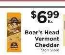 ShopRite Boar's Head Vermont Cheddar offer