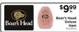 ShopRite Boar's Head Deluxe Ham offer