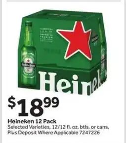 Stop&Shop Heineken 12 Pack offer