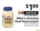 ShopRite Mike's Amazing Real Mayonnaise offer