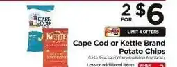 ShopRite Cape Cod or Kettle Brand Potato Chips offer