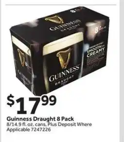 Stop&Shop Guinness Draught 8 Pack offer