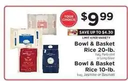 ShopRite Bowl & Basket Rice offer