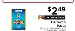ShopRite DeCecco Pasta offer