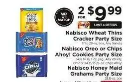 ShopRite Nabisco Party Size offer