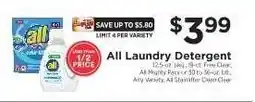 ShopRite all Laundry Detergent offer