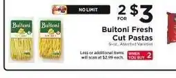 ShopRite Buitoni Fresh Cut Pastas offer