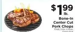 ShopRite Bone-In Center Cut Pork Chops offer