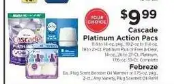 ShopRite Cascade Platinum Action Pacs offer