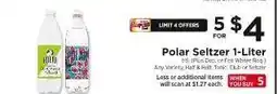 ShopRite Polar Seltzer 1-Liter offer