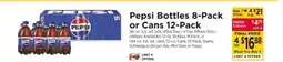 ShopRite Pepsi Bottles 8-Pack or Cans 12-Pack offer