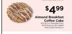 ShopRite Almond Breakfast Coffee Cake offer