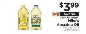 ShopRite Mike's Amazing Oil offer