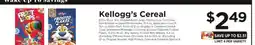 ShopRite Kellogg's Cereal offer