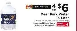 ShopRite DEER PARK WATER offer