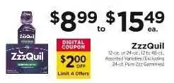 ShopRite ZzzQuil offer