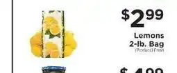 ShopRite Lemons 2-lb. Bag offer