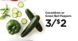 Food 4 Less Cucumbers or Green Bell Peppers offer