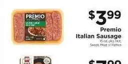 ShopRite Premio Italian Sausage offer